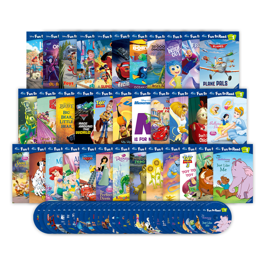 풀세트 Disney Fun to Read 1 (Book+CD set 36종)