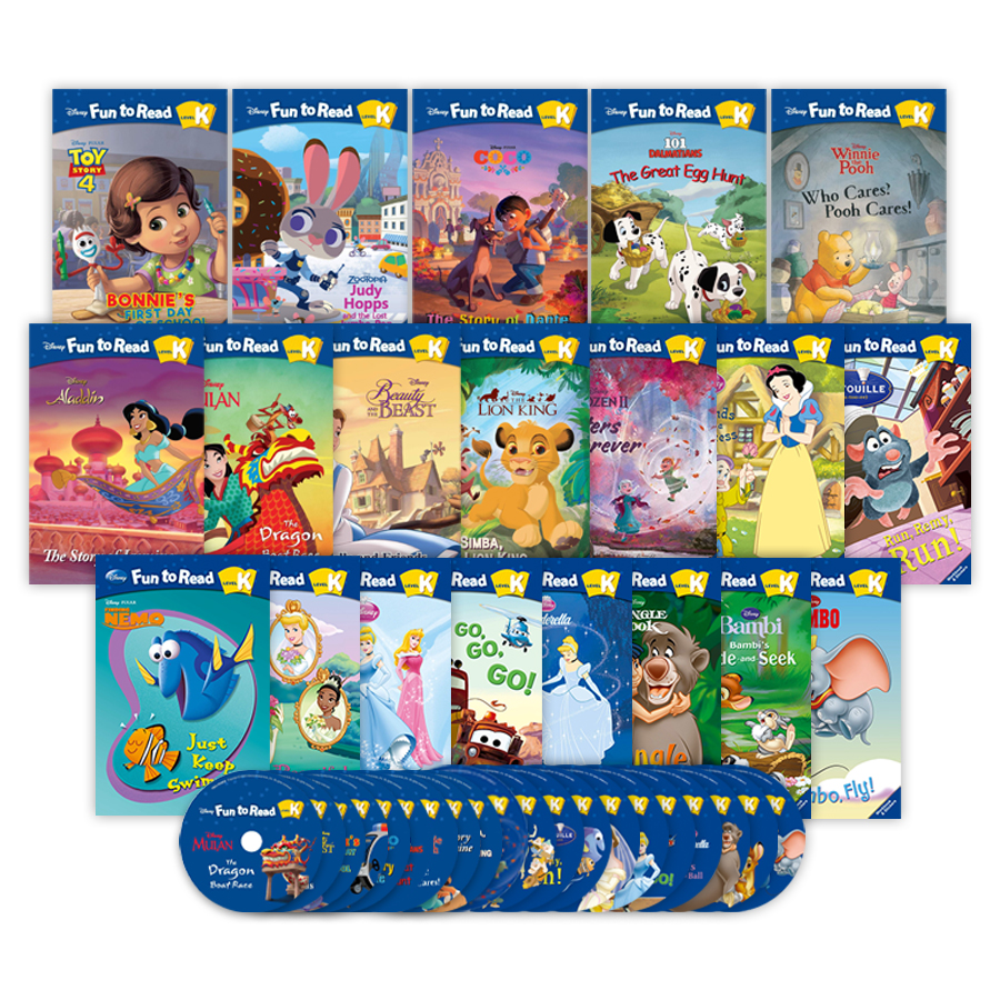 *풀세트 Disney Fun to Read K (Book+CD set 20종)